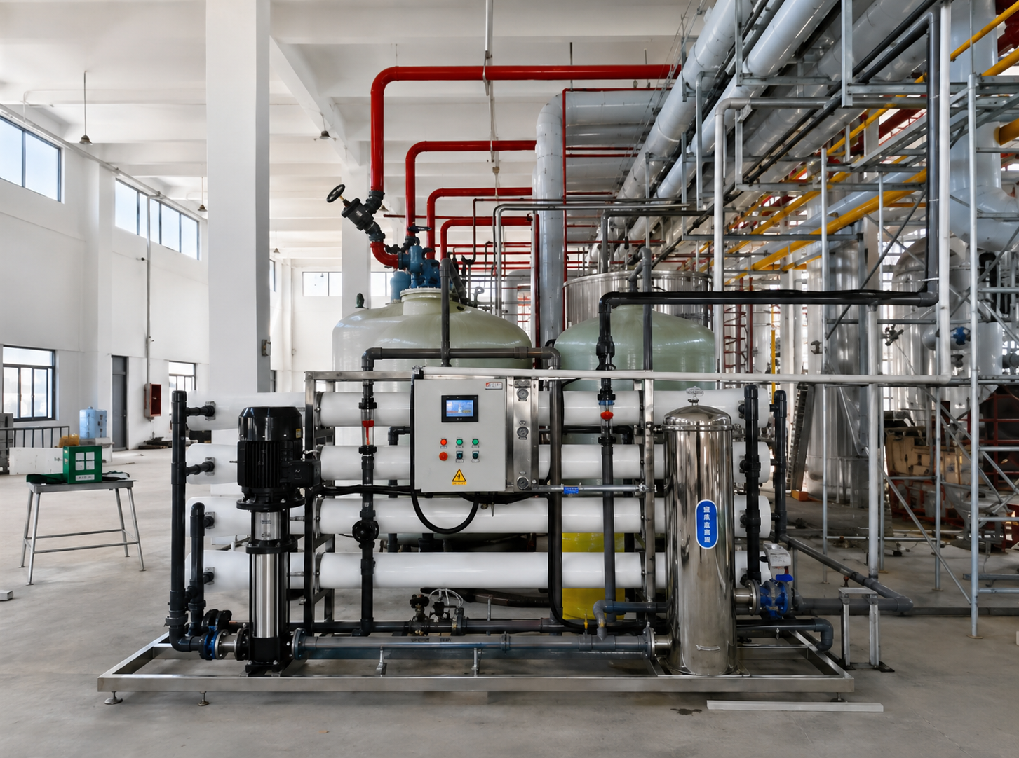 Food and beverage RO water purification system