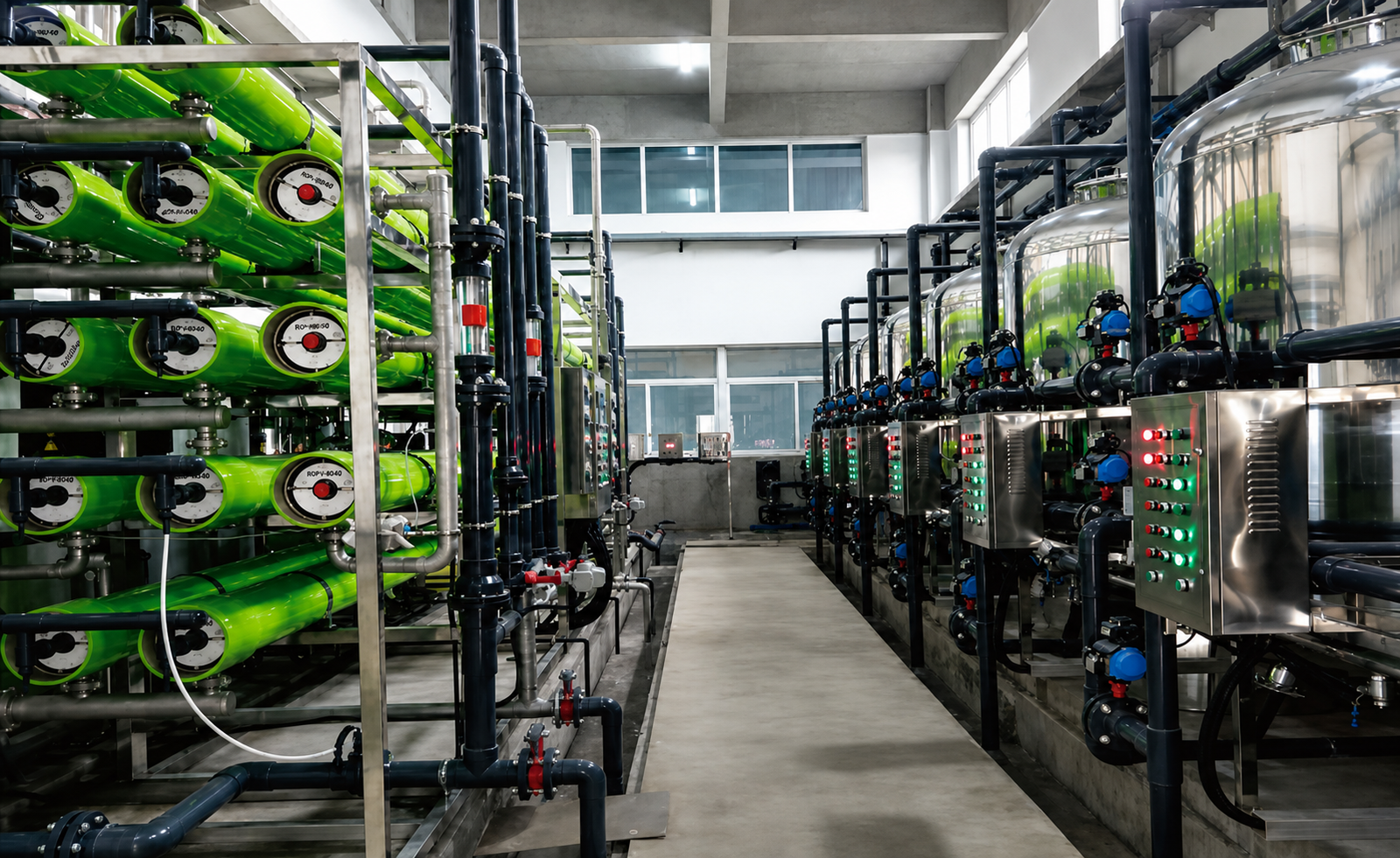 Municipal wastewater reuse treatment facility