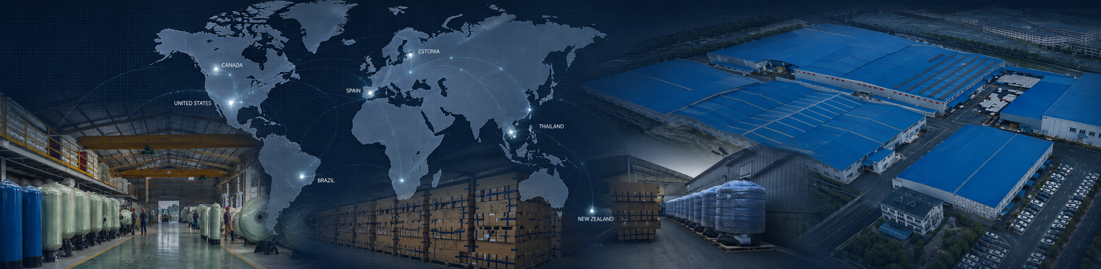 Hedelong water treatment systems installed across global markets